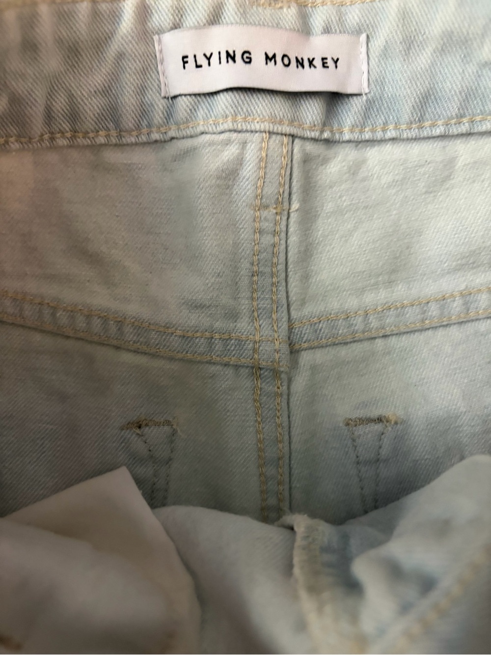 NWT Flying Monkey Black Label Reform High Rise Mom Jeans Light Wash Women’s 24 - Picture 10 of 10
